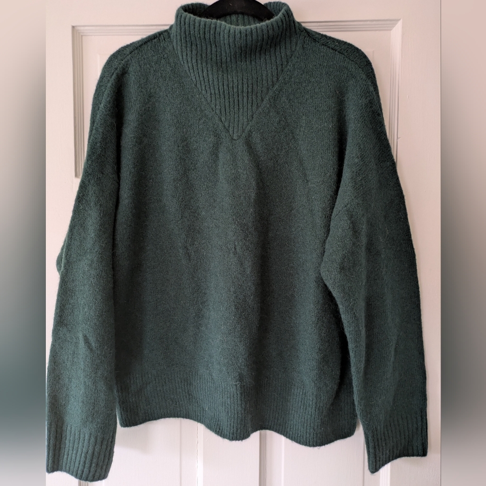 Madewell Wool Blend Sweater Mock Alpaca Womens XL